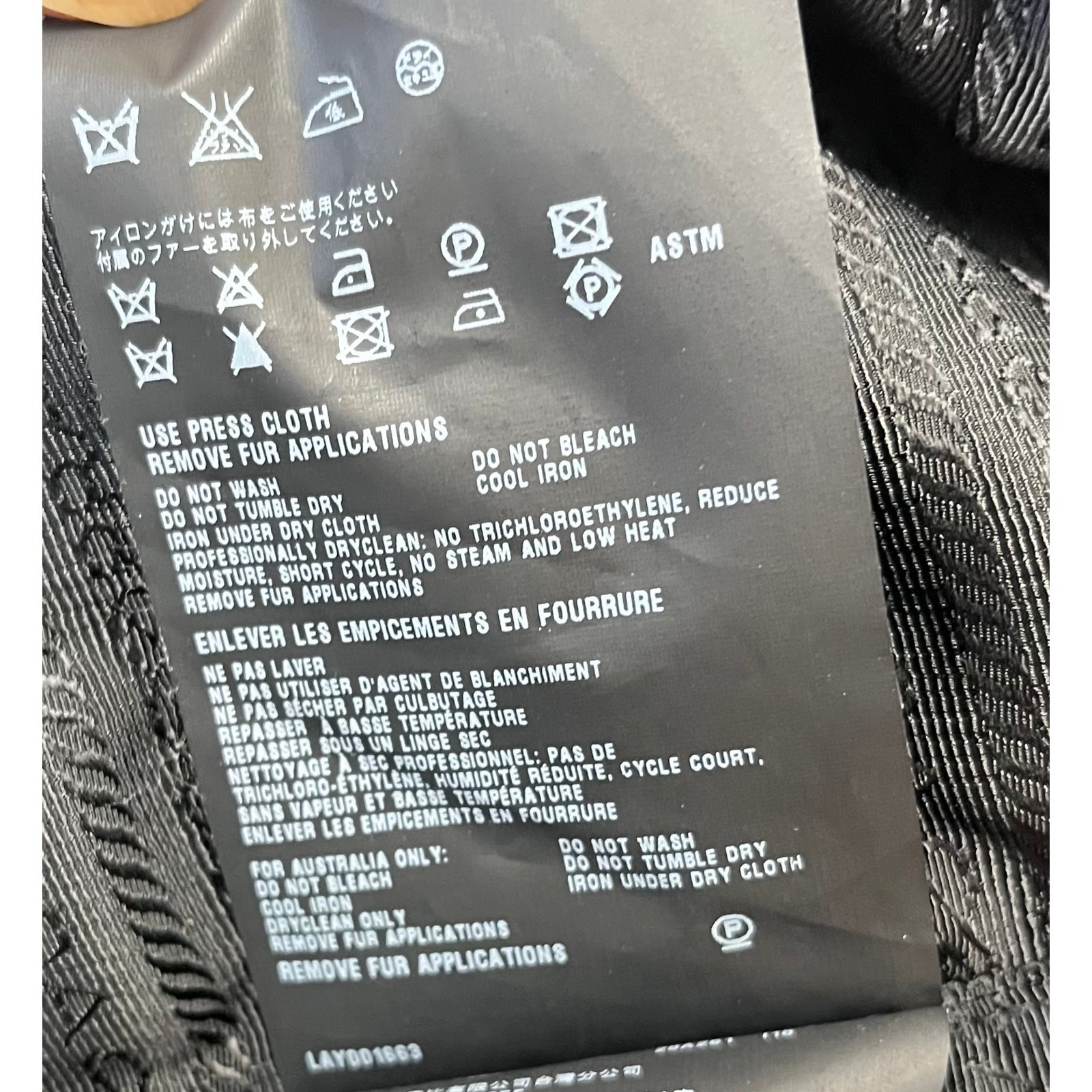 PRADA Black Zip Up Jacket Polyester 2 Pocket Wome… - image 7