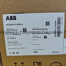 Brand NEW ABB ACS580-01-026A-4 7.5kW Heavy Duty Free Shipping