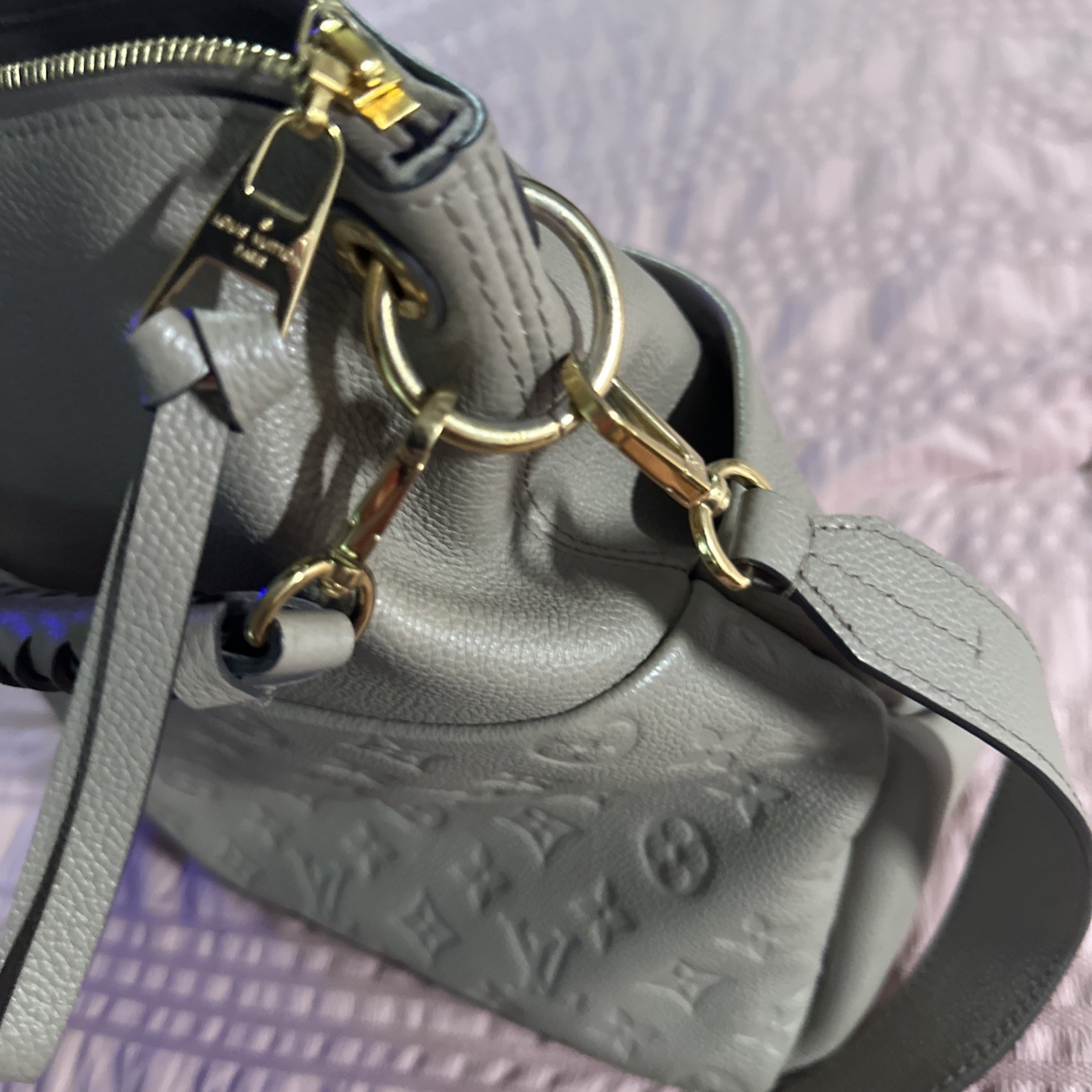 Louis Vuitton Bagatelle Shoulder Bag Dune Leather image 9