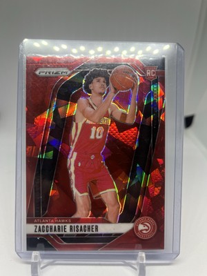 2024-25 Panini Prizm - Zaccharie Risacher #265 Red Ice Prizm (RC)