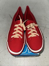 RARE Vintage KEDS GRASSHOPPERS Slip on canvas sneakers Size 9 NOS