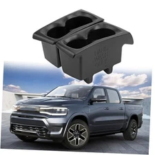 Car Door Cup Holder Insert Compatible with 2019-2024 Dodge Ram 1500 Right & 