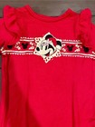 NEW Disney Jumping Beans Minnie Mouse Christmas Jumpsuit Outfit Red 24 Months — photo 2