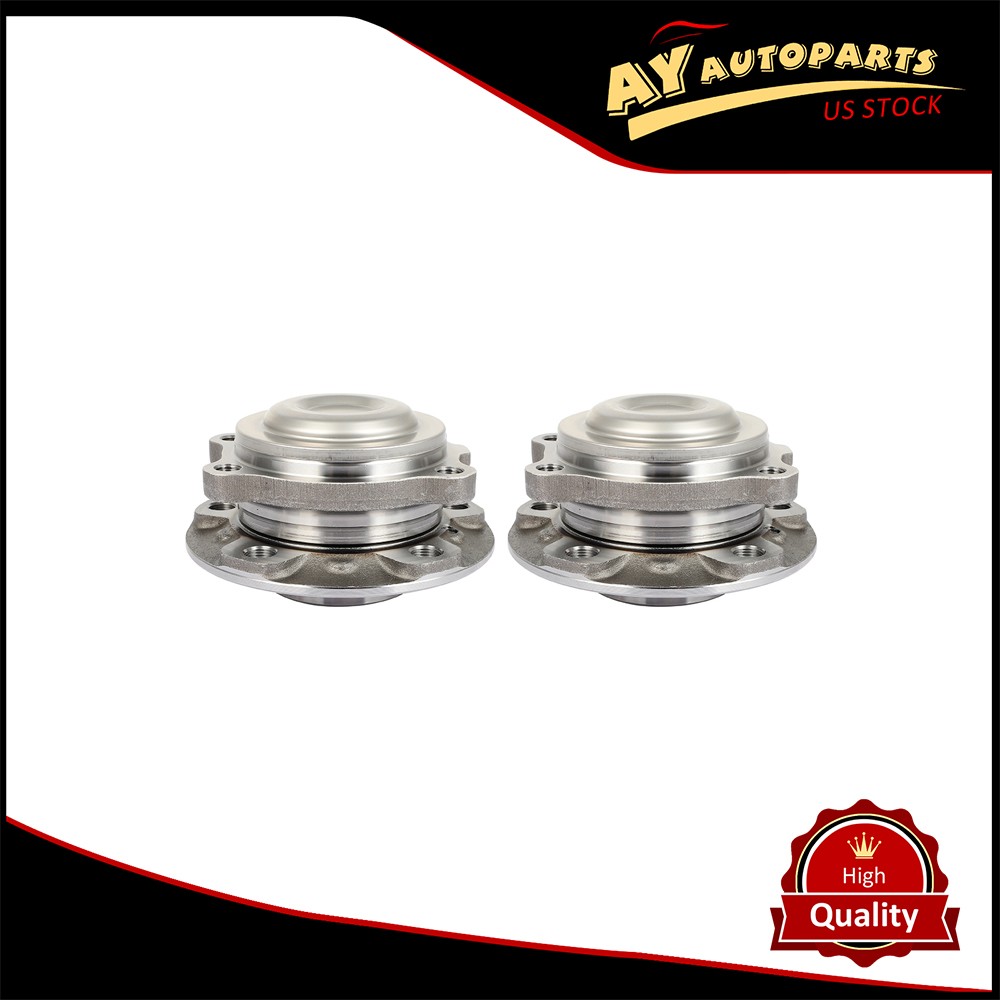 2X Front Wheel Hub Bearing For BMW 528i 535i 550i 650i 750Li 750i Rolls-Royce