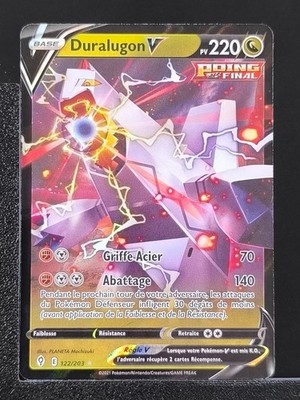 Pokemon Karte Duralugon V 122/203 EB7 Himmlische Evolution 2