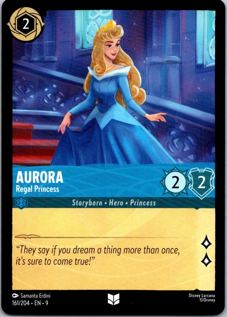 Lorcana Aurora - Regal Princess Uncommon Fabled Normal 161/204 NM