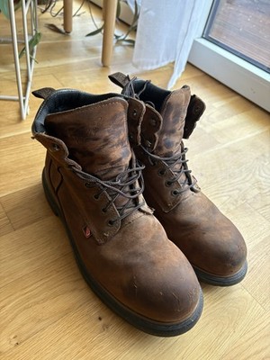Red Wing Boots Size EU42 ASTM f2413-11 M/I/75/C/75 Brown leather lightly worn