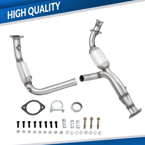 Exhaust Y Pipe Catalytic Converter For 00-06 Chevy Tahoe 4.8L 5.3L EPA Approved