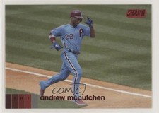 2020 Topps Stadium Club Red Foil Andrew McCutchen #77 08ea