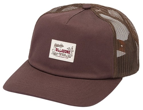 Billabong Lounge Trucker Hat - Brown - New