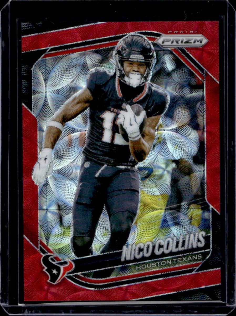 2025 Panini Prizm - Nico Collins #231 Choice Red Prizm /20 for