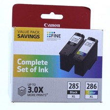 Canon 285XL Black/286XL Color Ink Cartridges