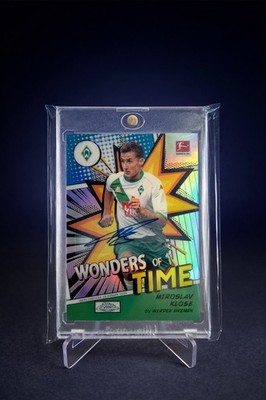 Topps Chrome Bundesliga 2022-23 Miroslav Klose Wonders Of Time Auto 10/95 Werder