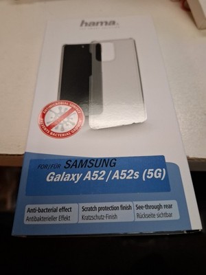 Hama Hardcover Case Transparent Für Samsung Galaxy A52, A52s  5G