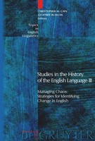 Studies In The History Of The English Language Iii Geoffrey Russom
