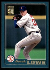 Derek Lowe 2001 Topps #24 Boston Red Sox MLB READ FREE SHIPPING AutographDen