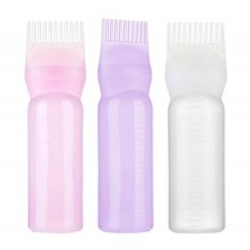1PCS Hair Dye Bottle Hair Color Oiling Bottles Comb Applicator Bottle For Hair