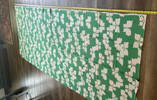 Vtg. Fabric 1960s 70s Butterfly Polka Dot Polyester Knit Mod Groovy 45" x 109"