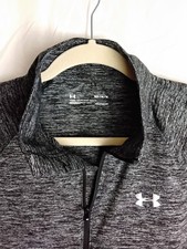 Under Armour Women's Med Tech 1/2 Zip Heathered Twist L/S Pullover Heat Gear