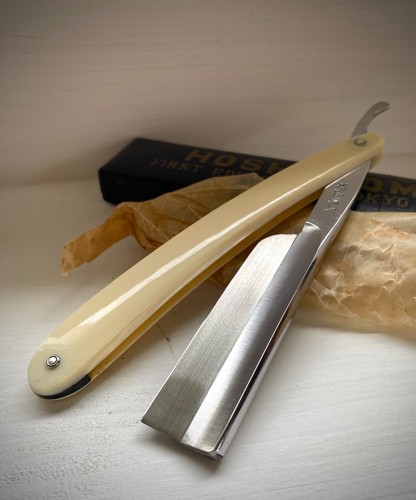 NOS Hoshitombo Vintage Japanese straight razor - Bild 5 von 6