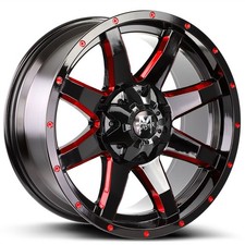 20x9 Off-Road Monster Wheels M08 Gloss Black ...