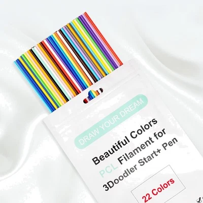 3D Doodler Pen Nachfüllungen, 22 Farben, PCL Filament, für 3Doodler Start+ Stift