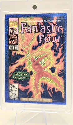 Marvel Skybox Masterpieces Human Torch Blue Traxx Parallel Card