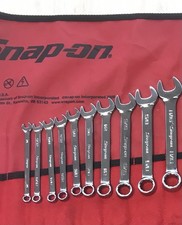 Snap-on OEXS715K 1/4" thru 1" 15 PC Stubby Short Combination Wrench Set