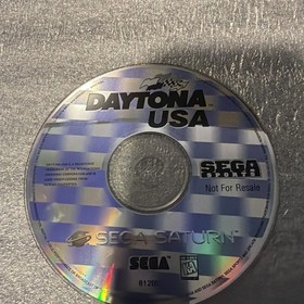 Sega Sports Daytona USA Sega Saturn Not for Resale Disc w/ Case Artwork 1994
