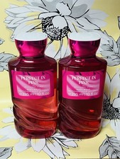 Bath Body Works Set Of 2 Bottles Perfect In Pink Body Wash Shower Gel 10 oz