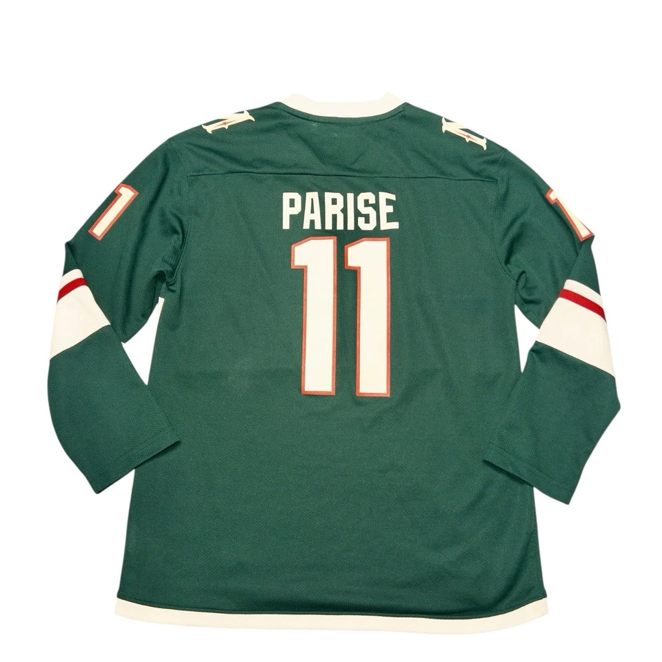 Vintage NHL Minnesota Wild Zach Parise Hockey Jersey Youth L XL Fanatics - Image 2 of 4