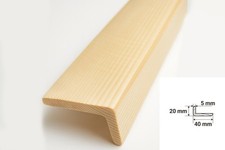 Pine Corner Trim Angle Decorative Moulding 2.4 metres Beading Wooden Timber Edge