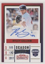 2017 Panini Elite Extra Edition USA Baseball Gold 3/100 Ryley Gilliam Auto i6j