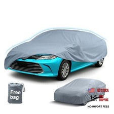 Car Covers for Automobiles All-Weather 1-Sedan C7 229"-265" Basic Guard-Grey