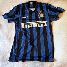 Inter Milan Home football shirt 2011 Soccer Nike Maglia Mens Blue Jersey Size S