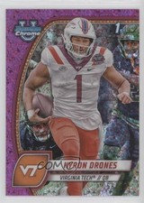 2024 Bowman U Chrome Fuchsia Mini-Diamond Refractor 56/125 Kyron Drones #119 0c6