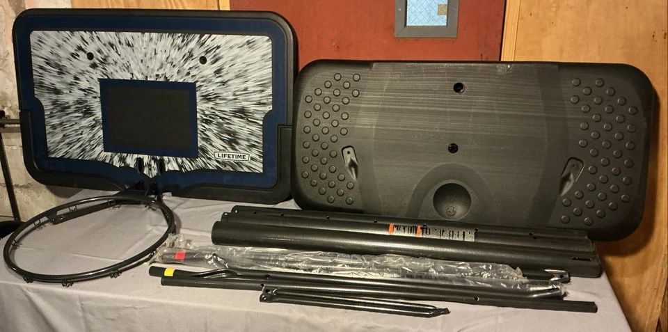 Sistema de baloncesto duradero ajustable en altura portátil de por vida #1259 Foto 3 de 4