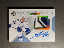 2018-19 SP Authentic Future Watch Auto Patch Anthony Cirelli /100