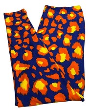 LuLaRoe Leggings TC2 Tall Curvy 2 Animal LEOPARD Cheetah Colorful Wild Stretchy