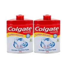 Colgate Toothpowder Pack Of 2 200G Vegetarian Stronger Teeth Healthy Gums