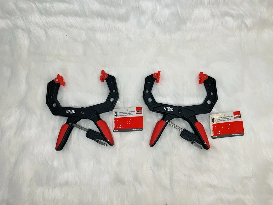 *NEW* Lot Of 2  Bessey Xcrg4 Spring Clamp,9 In L,4 & (2 ) 7 3/4 In L, 2.25" (I) - Image 2 of 4