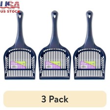 Large Cat Litter Scoop Durable Plastic Clump Sifter Long Handle Easy Cleanup New