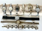 Lot Nine Vintage Timex Wristwatches Women Men Watches Quartz Electric Mechanical