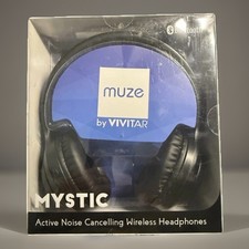 VIVITAR Muze Mystic Bluetooth Headphones Noise Canceling Bluetooth Wireless NIB
