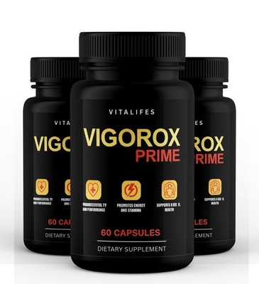 (3 Pack) Vigorox Prime Max Performance Supplement, VigoroxPrime (60 Capsules)