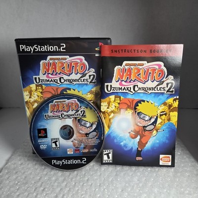 Naruto Uzumaki Chronicles 2 PS2 Sony PlayStation 2 Complete CIB Test Bandi Namco