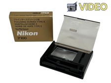VIDEO Almost Unused Nikon Focusing Screen Type B For Nikon F100 From JAPAN