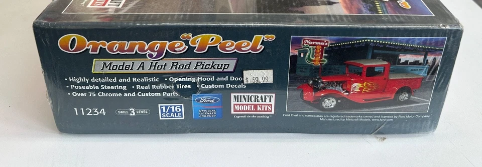 MINICRAFT 1:16 FORD Orange Peel Model A Hot-Rod Pickup Model Kit (#11234) - Image 4 of 4