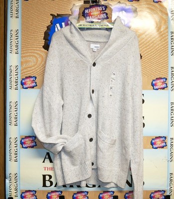 Sonoma Mens Shawl Neck Cardigan Academic $14.99 Box Lw3
