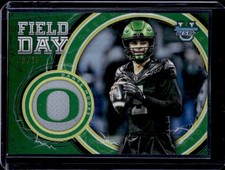 2025 Bowman Best University Dante Moore Field Day Black Refractor #/10 Ducks